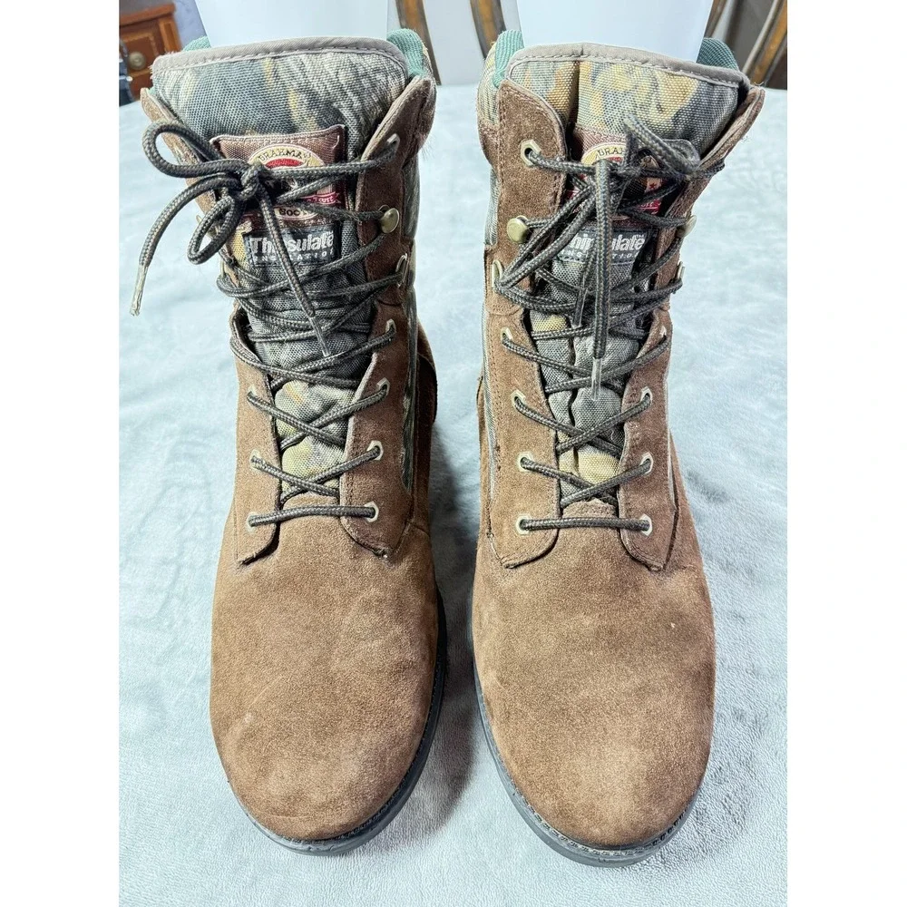 Brahma Boots Mens Size 13 Brown Camo Suede Thinsulate Hunting Snow Boots